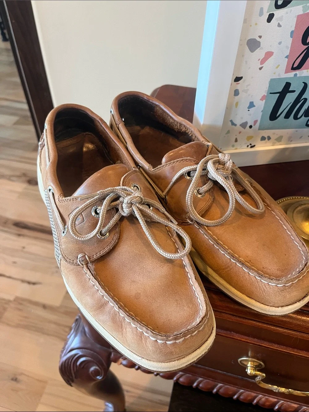 Sperry Men’s Classic Tan Leather Boat Shoes